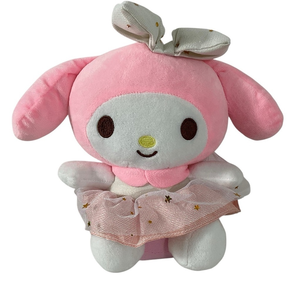 Sanrio My Melody Golden Star Costume Plush Pink Tutu Bunny Doll